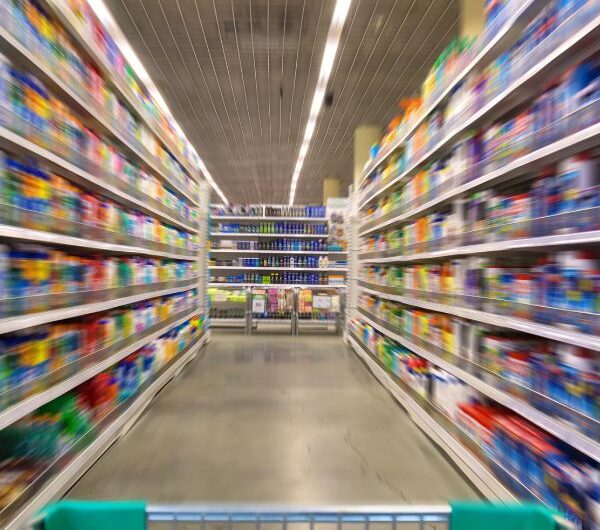 A picture of supermarket alley